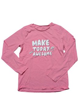 Světle růžové triko s nápisem pro holky secondhand George