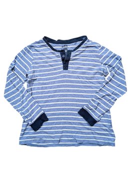 Světle modré pruhované triko pro kluky secondhand Tchibo