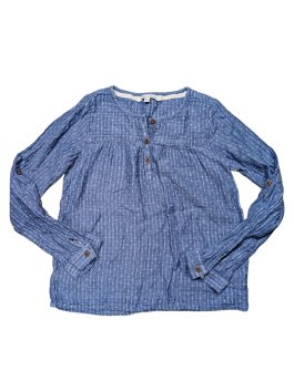 Světle modrá halenka se vzorem pro holky secondhand Fat Face