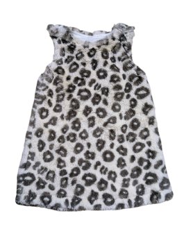 Teplé huňaté šaty se vzorem pro holky secondhand Nutmeg