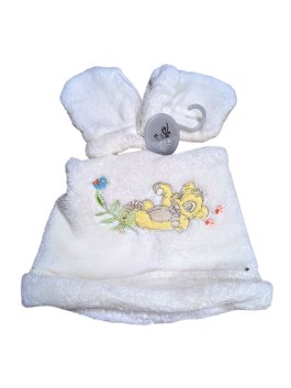 Bílá zimní čepice a rukavice pro holky outlet Disney