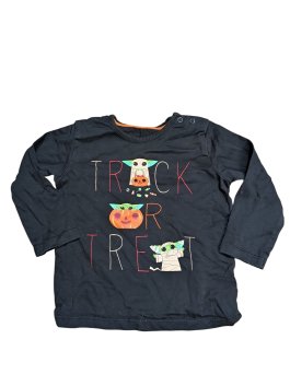 Černé Halloweenské triko pro kluky secondhand George
