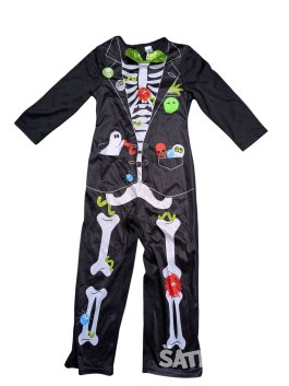 Halloweenské oblečení kostlivce pro kluky secondhand TU