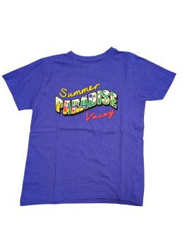 Fialové triko s obrázkem pro kluky secondhand Primark