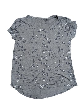 Šedé triko s puntíky pro holky secondhand pepperts