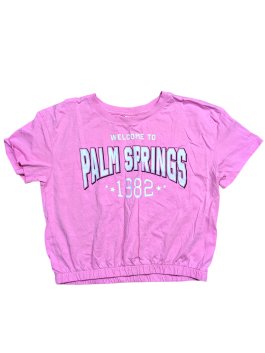 Růžové triko s nápisem pro holky secondhand Page One