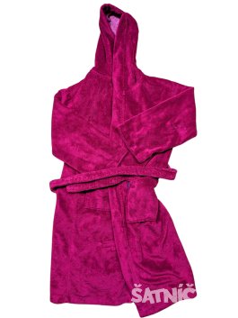 Vínový župan pro holky secondhand Morgenstern