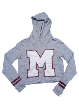 Šedá mikina s obrázkem pro holky secondhand H&M